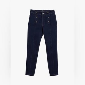 Erdem x Universal Standard Poppy High Rise Sailor Skinny Jeans Sz 18